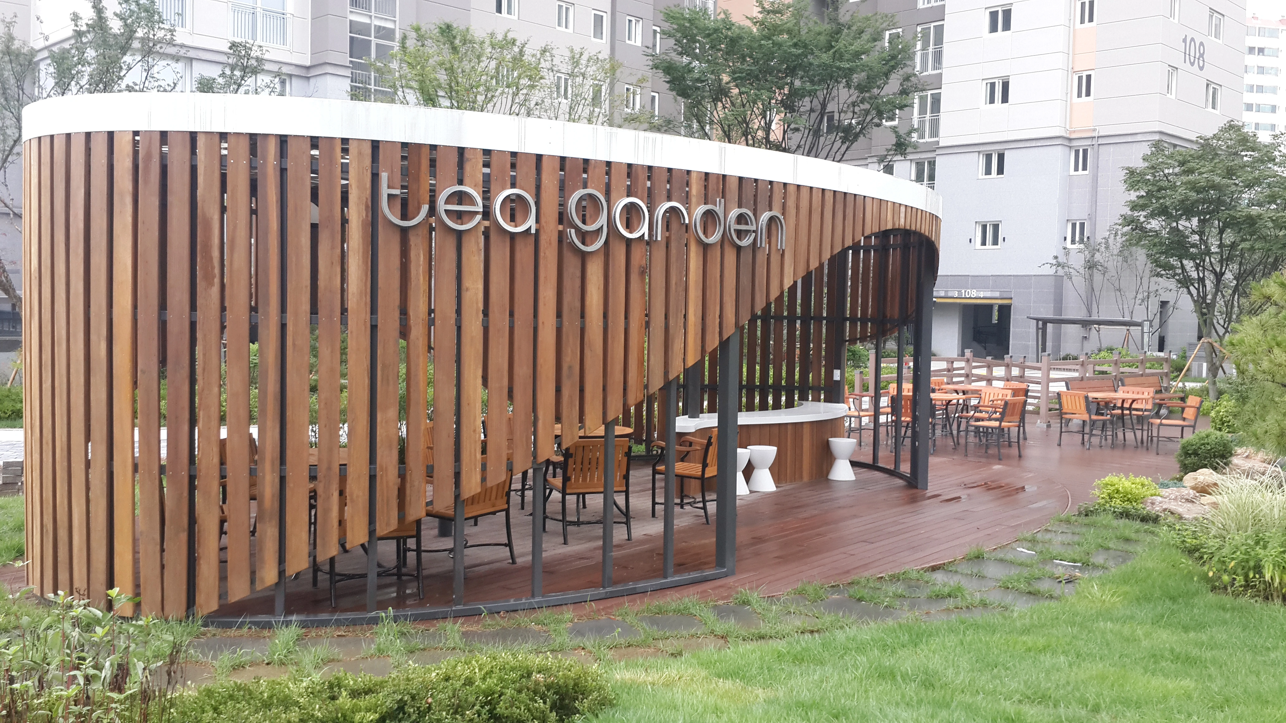 강남 루버사이딩 시공 현장 6